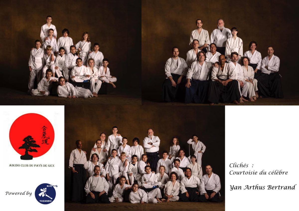 Photos du club d'aikido de Ferney prise par Yann Arthus-Bertrand